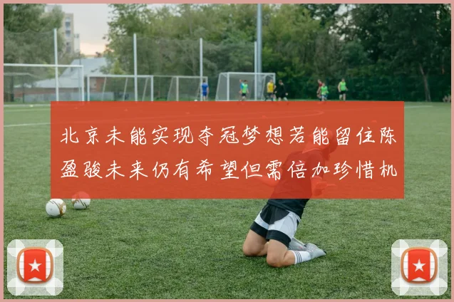 北京未能实现夺冠梦想若能留住陈盈骏未来仍有希望但需倍加珍惜机会